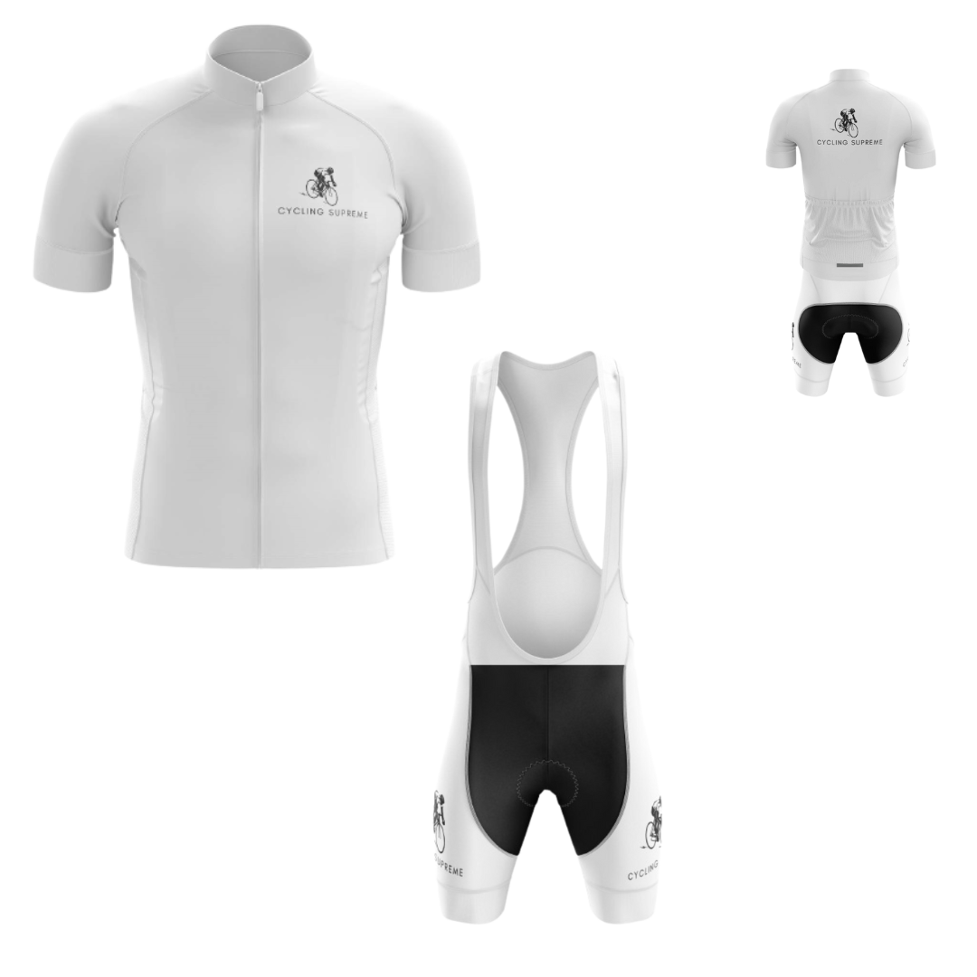 Men's Classic cycling kit featuring a timeless design and breathable, flexible fabric for a comfortable ride.