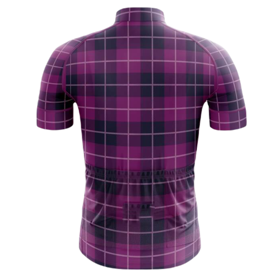 Checkered Cycling Jersey