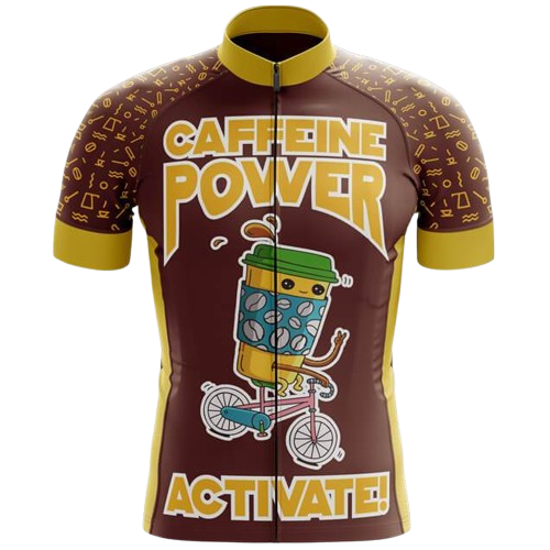 Second-edition coffee-powered cycling jersey with an updated design.