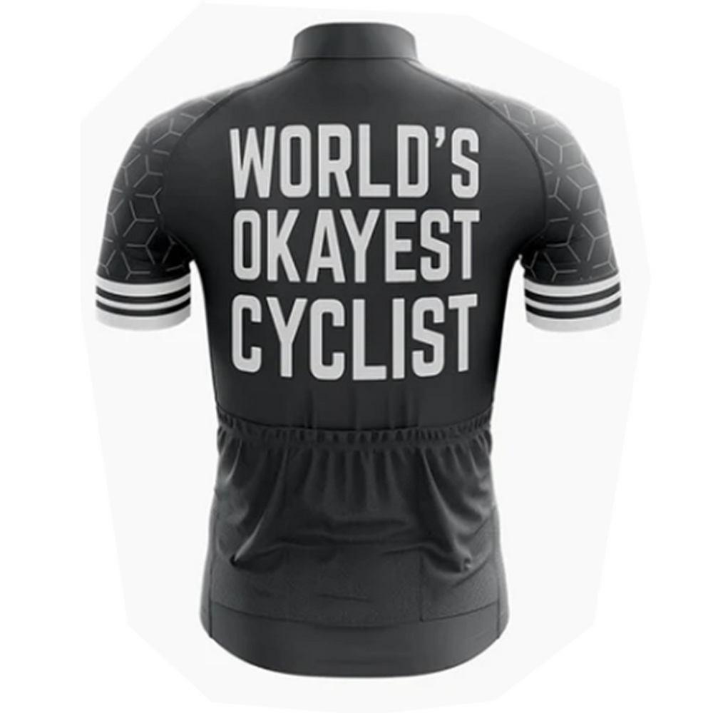 World's Okayest Cyclist Cycling Jersey