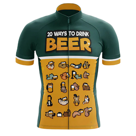 20 Ways To Drink Beer Cycling Jersey