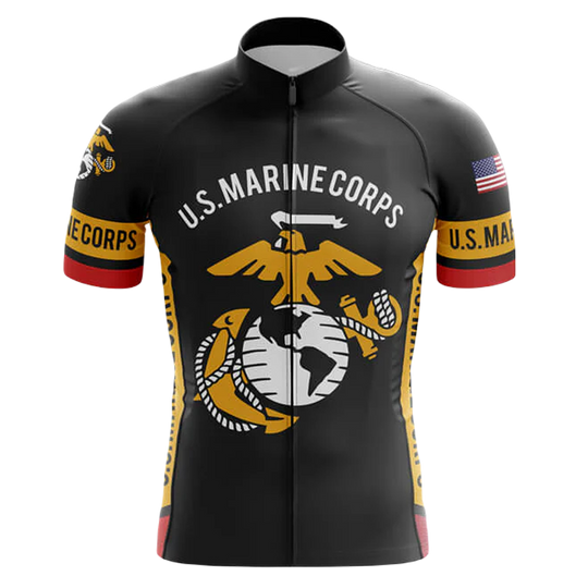 A cycling jersey inspired by the U.S. Marine Corps.