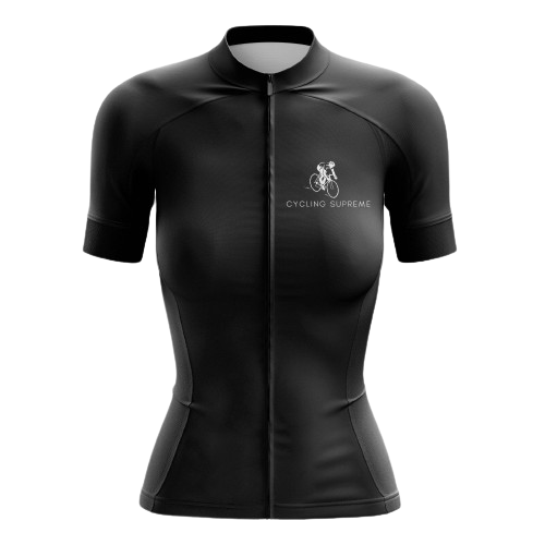 Classic-style Women's cycling jersey for women.