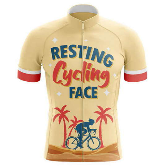 Resting Cycling Face Cycling Jersey