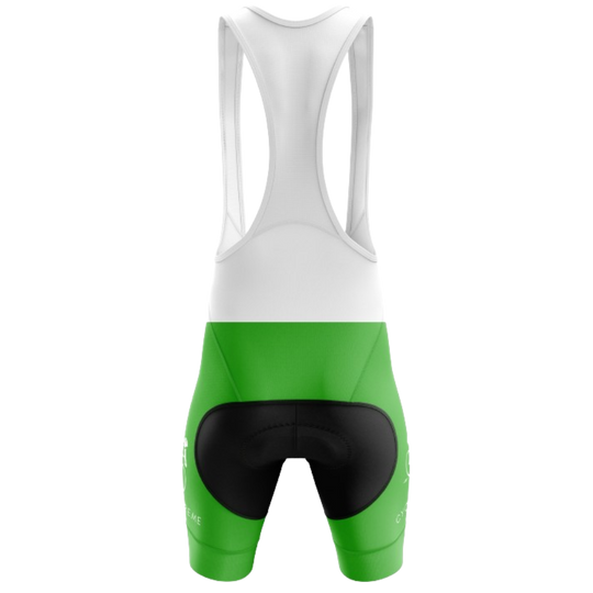 Cyclist wearing Classic bib shorts for ultimate comfort and performance on a long ride.