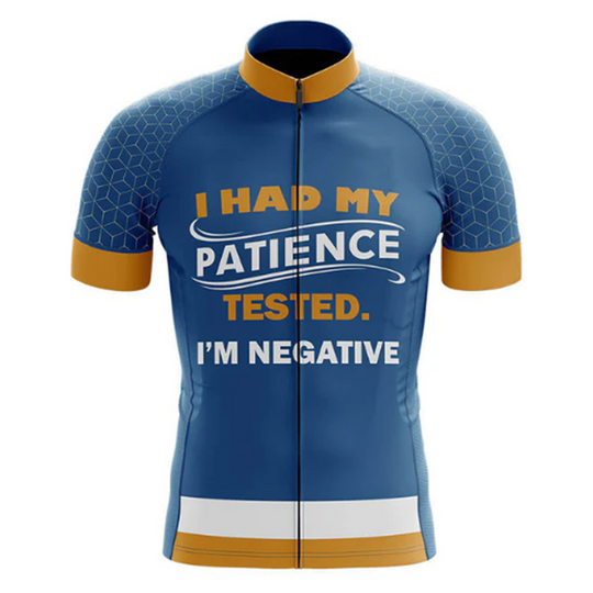 I Had My Patience Tested Im Negative Cycling Jersey