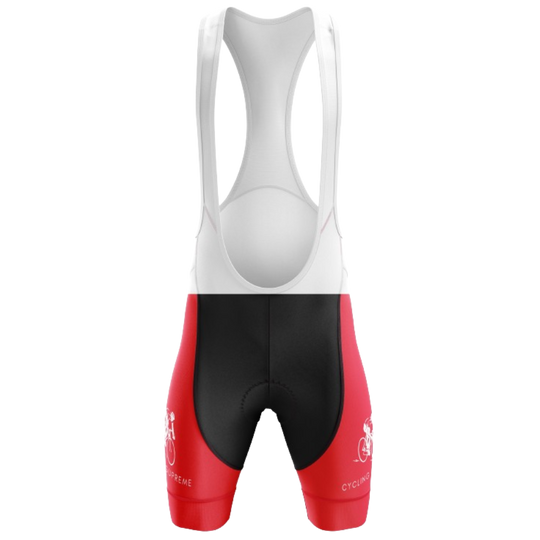 Cyclist wearing Classic bib shorts for ultimate comfort and performance on a long ride.