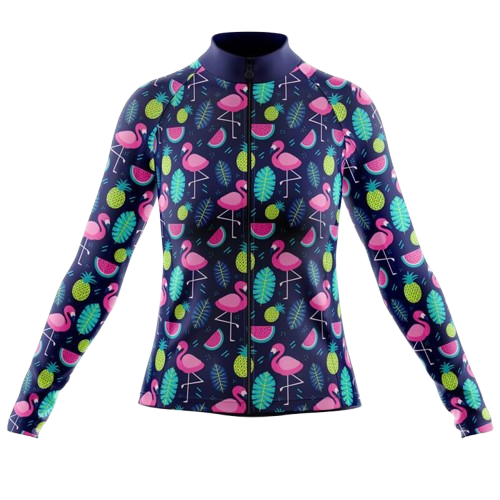 Flamingo III Long Sleeve Cycling Jersey For Women