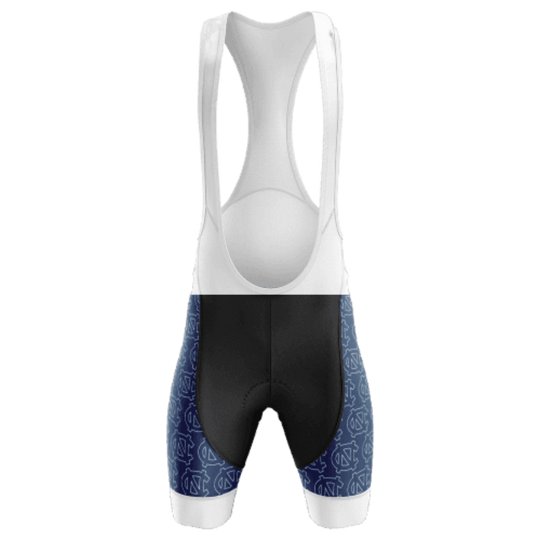 North Carolina Bib Shorts featuring a design inspired by North Carolina and breathable fabric for a stylish and comfortable fit.