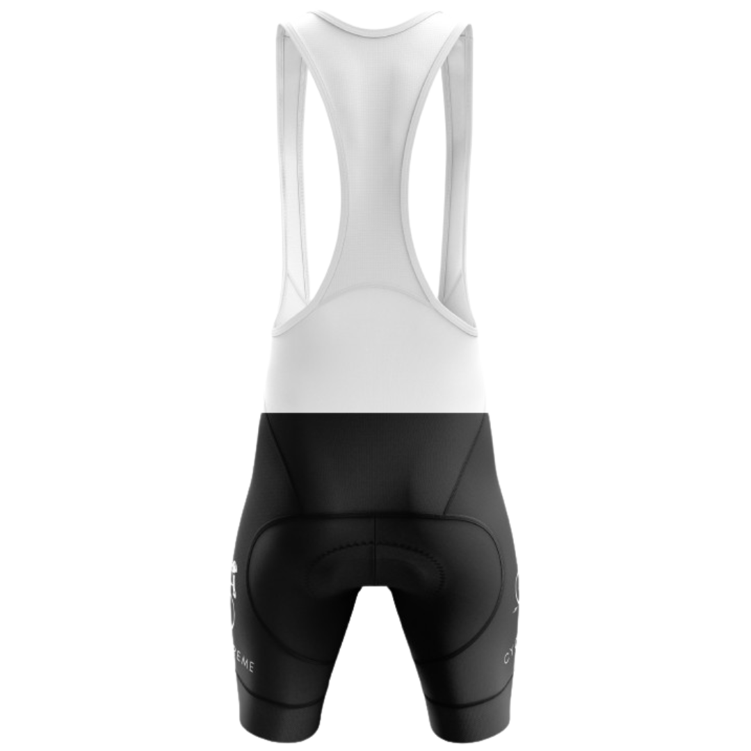 Cyclist wearing Classic bib shorts for ultimate comfort and performance on a long ride.