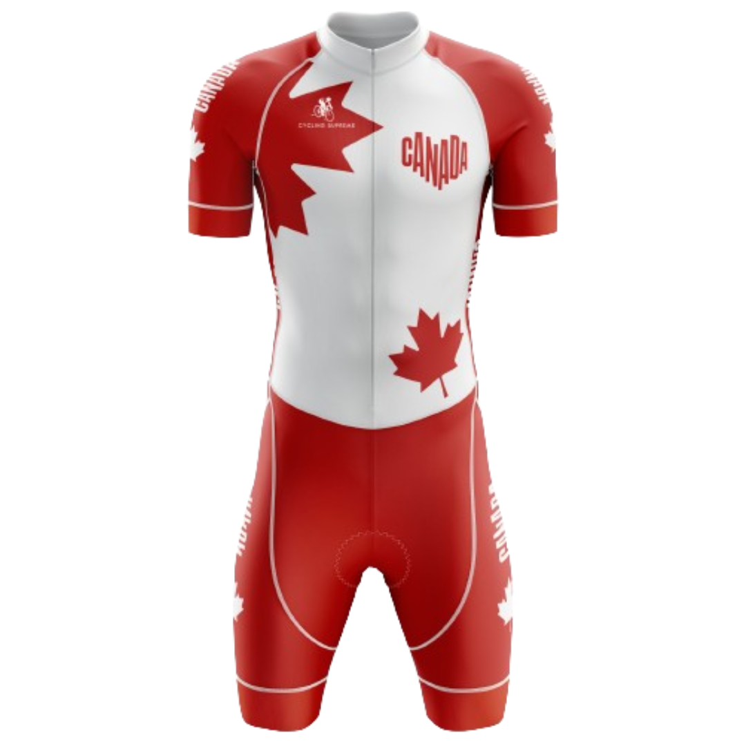 Canada love men's triathlon suit.