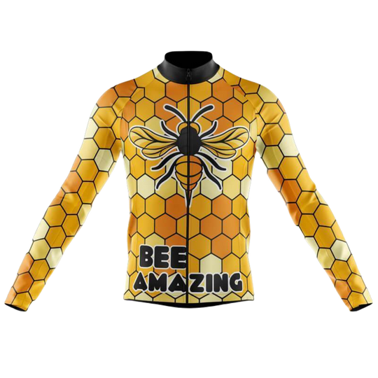 Bee Amazing II  Long Sleeve Cycling Jersey For Men