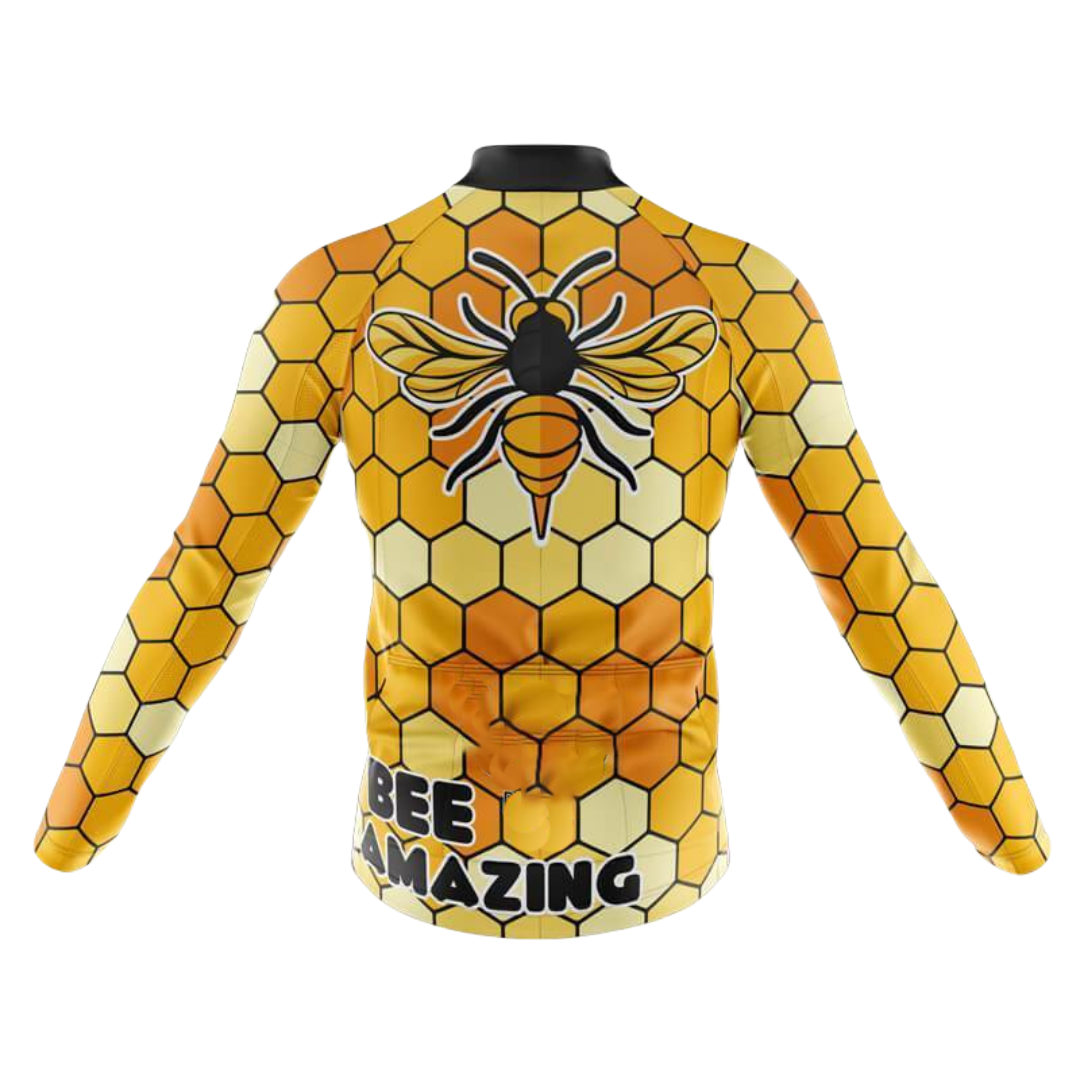 Bee Amazing II  Long Sleeve Cycling Jersey For Men