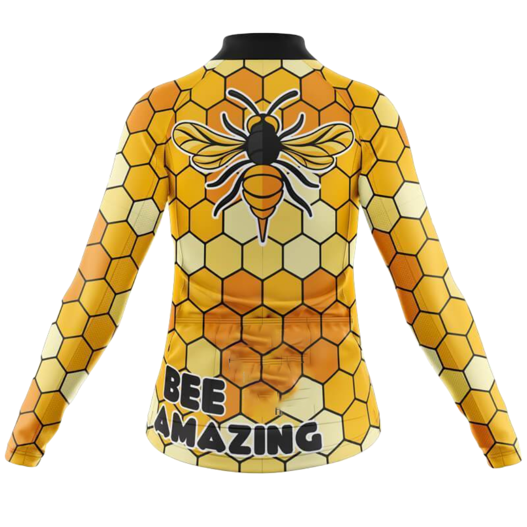 Bee Amazing II Long Sleeve Cycling Jersey For Women