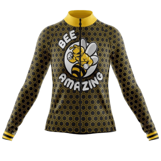 Bee Amazing Long Sleeve Cycling Jersey For Women