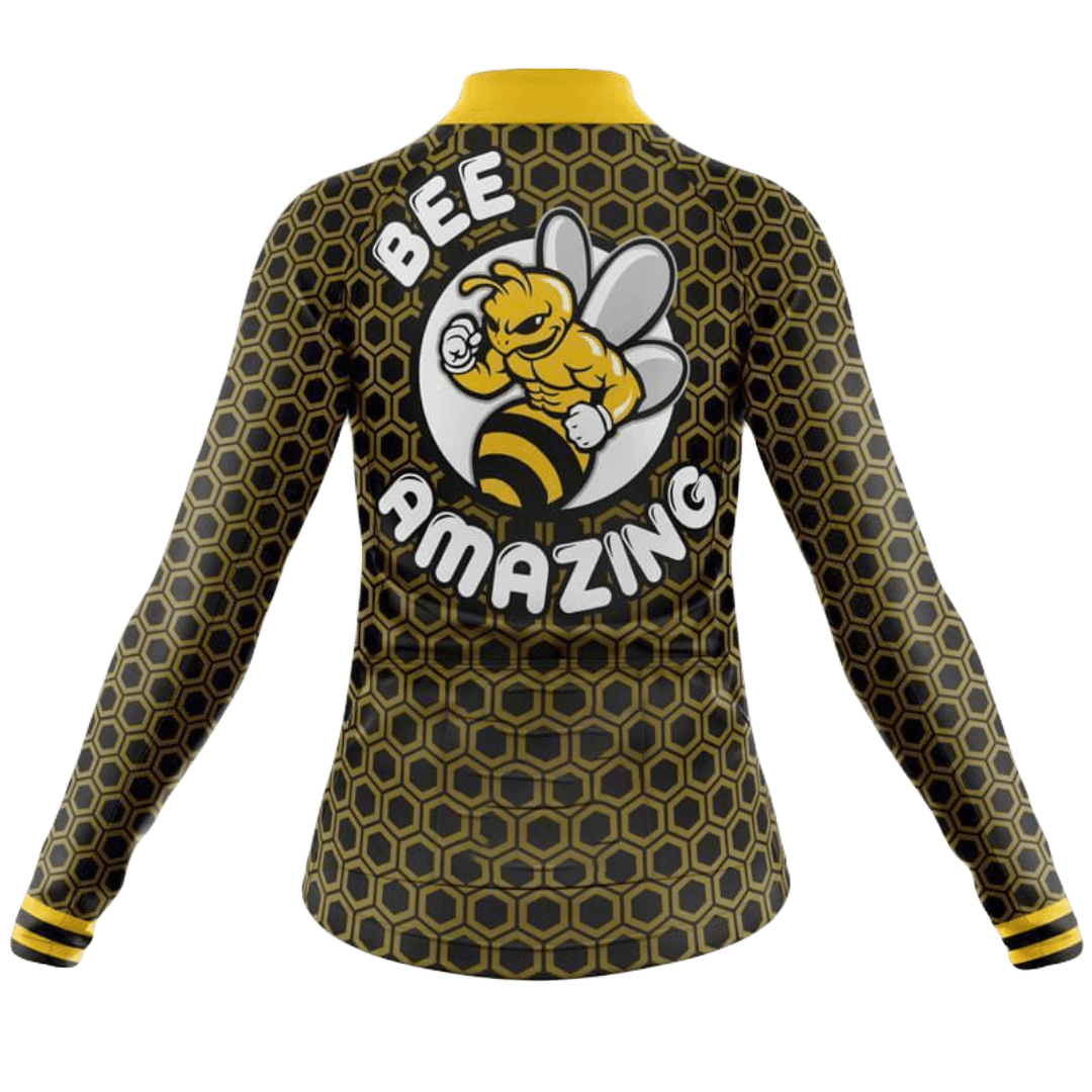 Bee Amazing Long Sleeve Cycling Jersey For Women