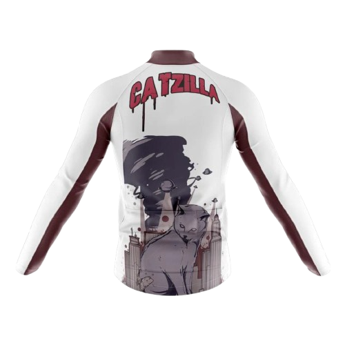 Catzilla Long Sleeve Cycling Jersey For Men