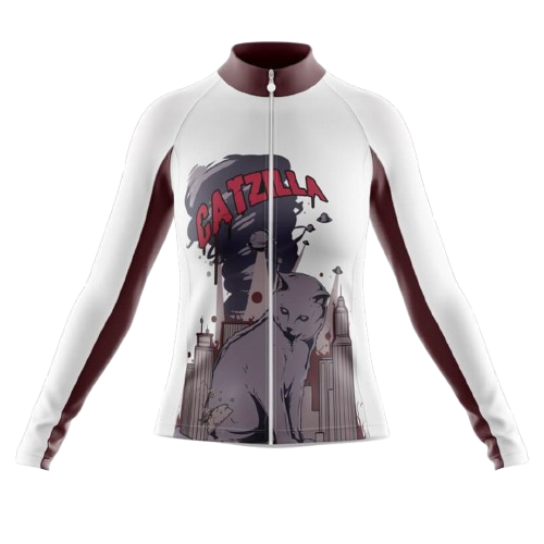 Catzilla Long Sleeve Cycling Jersey For Women