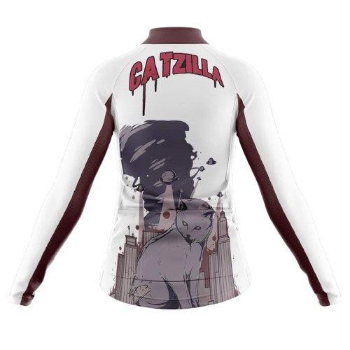 Catzilla Long Sleeve Cycling Jersey For Women