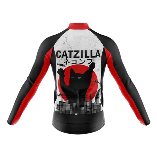 Catzilla III Long Sleeve Cycling Jersey For Men