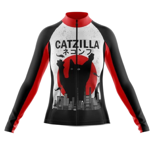 Catzilla III Long Sleeve Cycling Jersey For Women