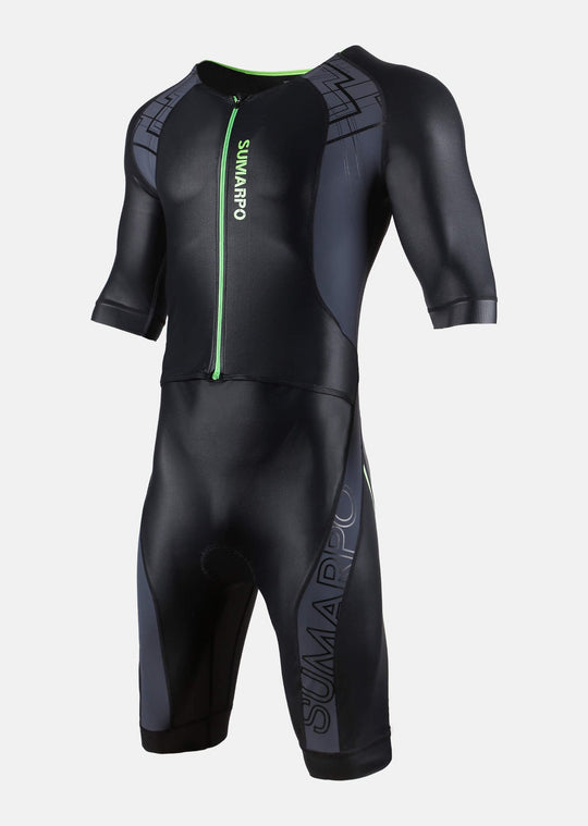 Hybrid Short Sleeve Triathlon Suit For Men