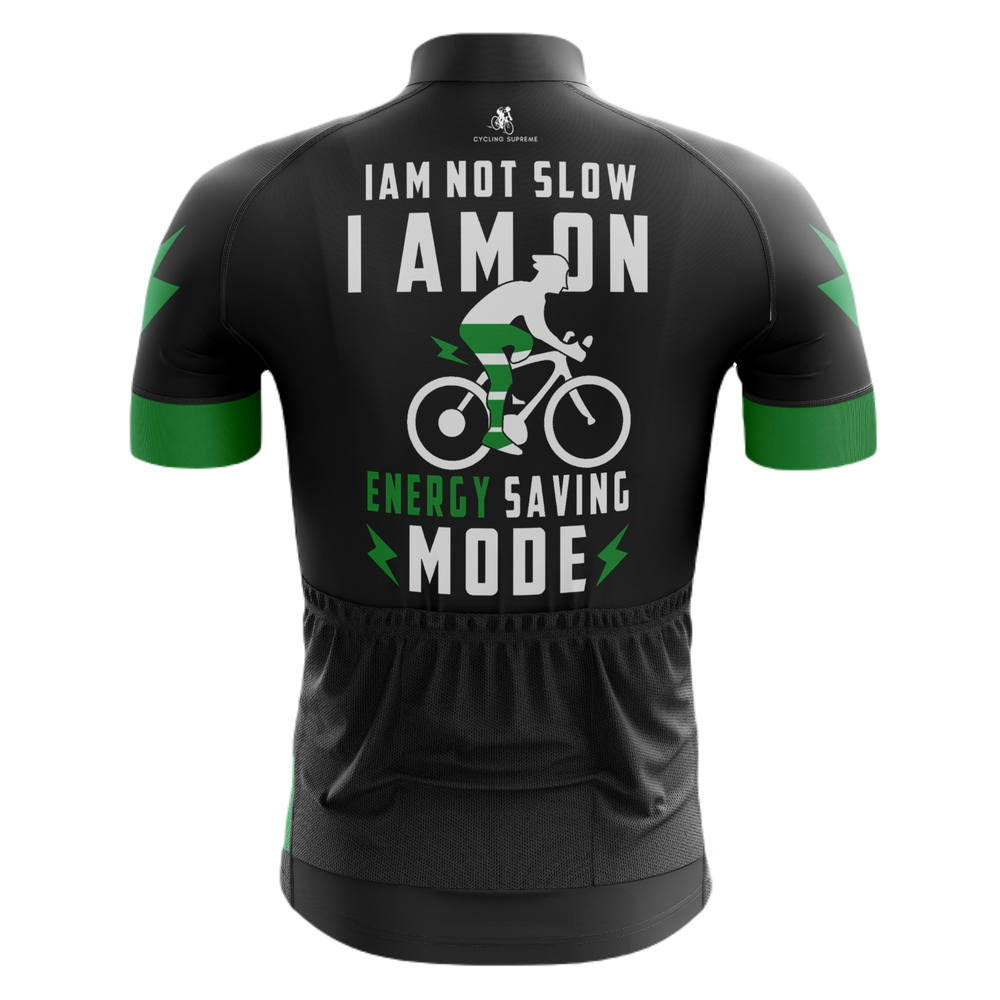 I Am Not Slow, I Am On Energy Saving Mode Men's Cycling Jersey