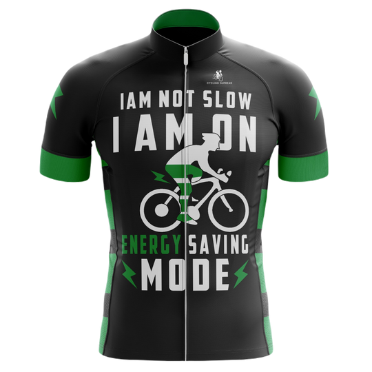 I Am Not Slow, I Am On Energy Saving Mode Men's Cycling Jersey