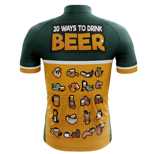 20 Ways To Drink Beer Cycling Jersey