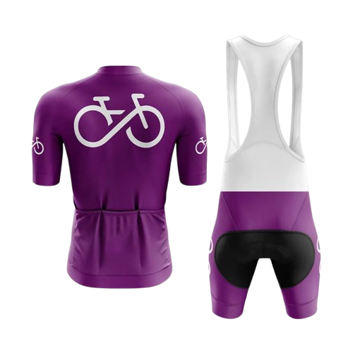 Bike Forever Purple Cycling Kit