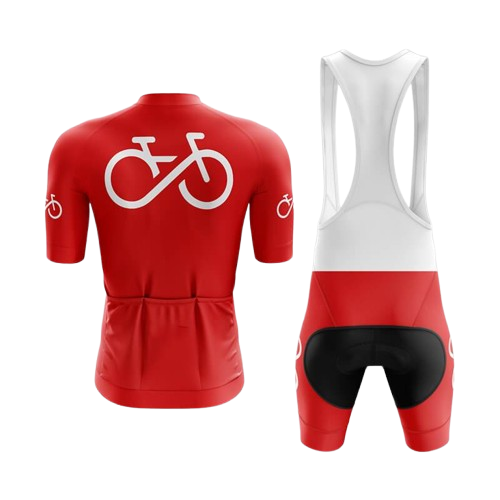 Bike Forever Red Cycling Kit