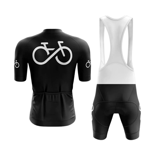 Bike Forever Black Cycling Kit