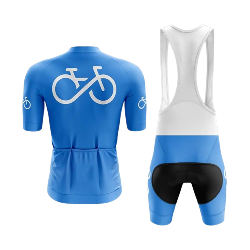 Bike Forever Blue Cycling Kit