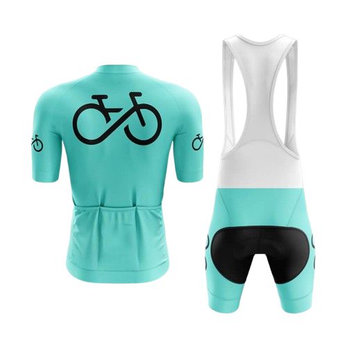 Bike Forever Cyan Cycling Kit