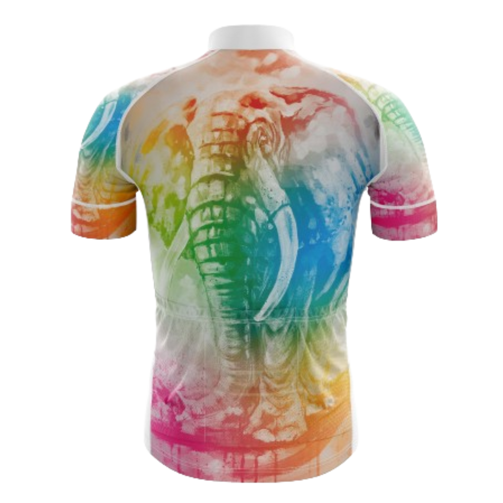 Tie Dye Elephant Men's Cycling Jersey