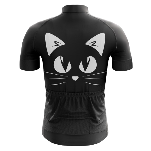 Black Cat Men's Cycling Jersey