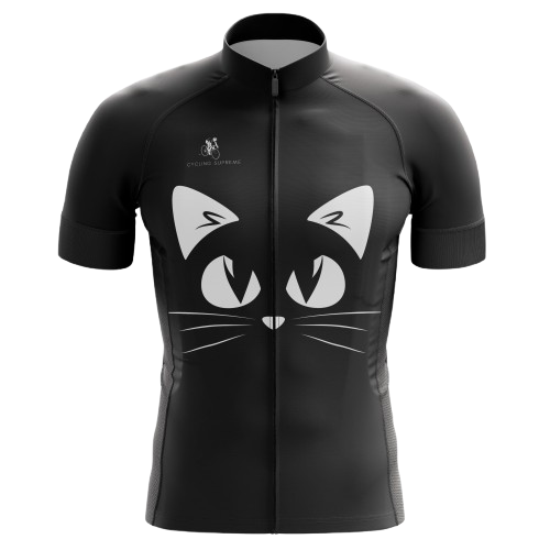 Black Cat Men's Cycling Jersey