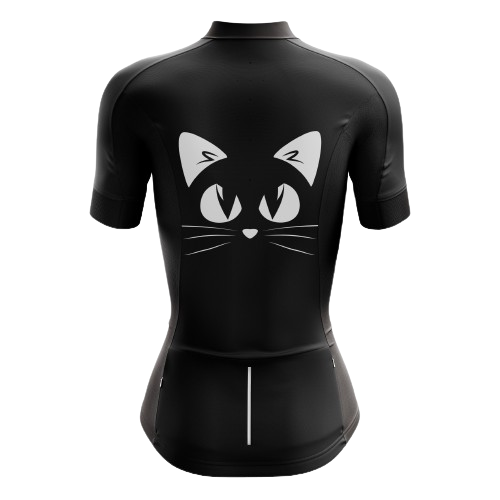 Black Cat Women's Cycling Jersey