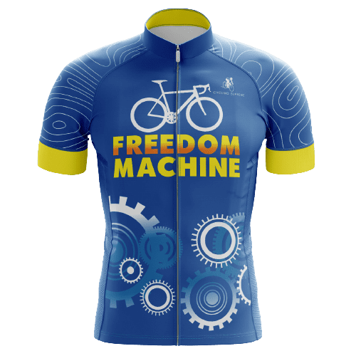 Freedom Machine men's cycling jersey, patriotic cycling