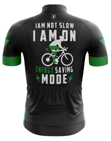 I Am Not Slow, I Am On Energy Saving Mode Men's Cycling Jersey