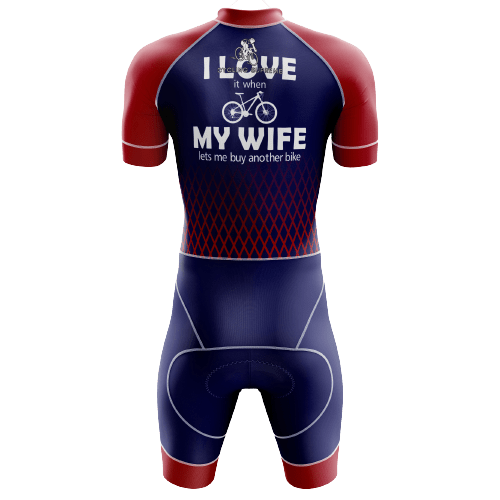 I Love My Wife Men's Triathlon Suit