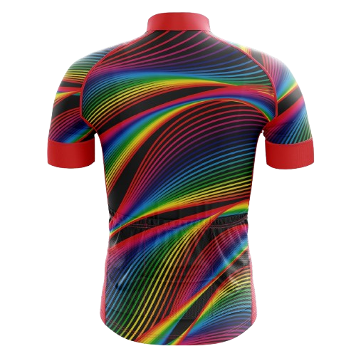 Neon Stripes Men's Cycling Jersey