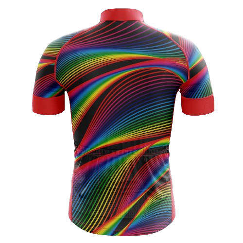 Neon Stripes Men's Cycling Jersey