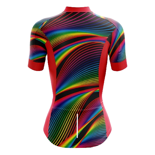 Neon Stripes Women's Cycling Jersey