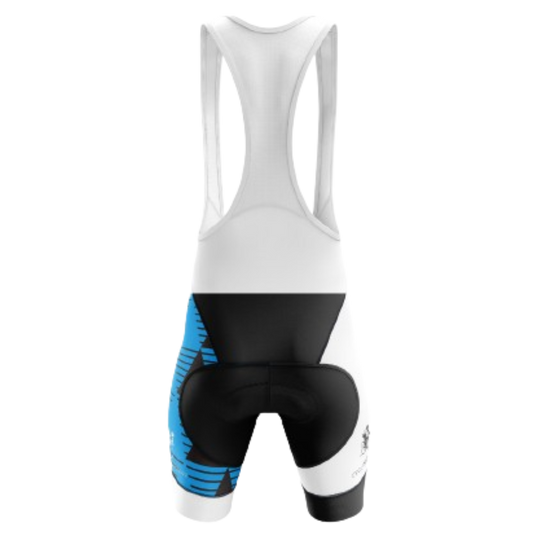 Blue/White/Black Bib Shorts