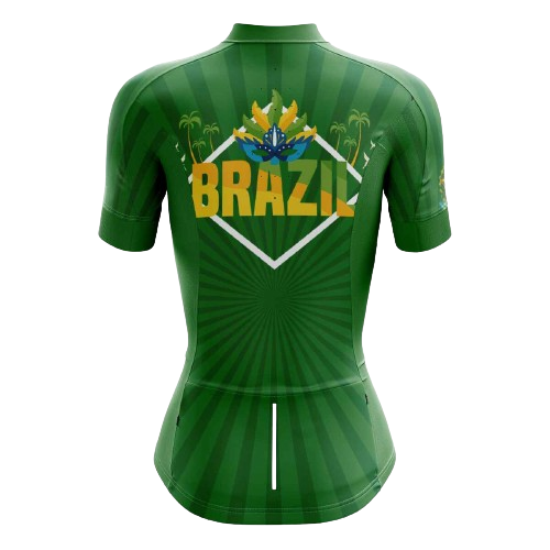 Brazil Green Women's Cycling Jersey