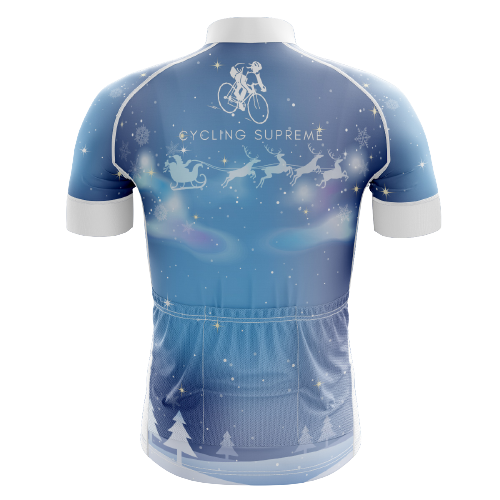 Santa Sleigh Men's Cycling Jersey