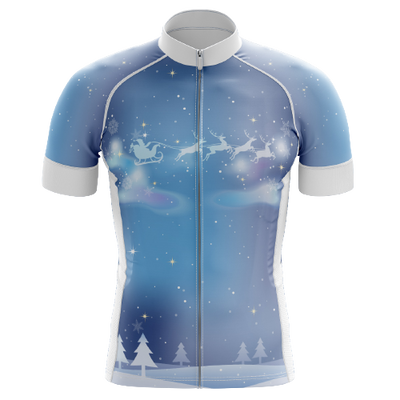 Santa Sleigh Men's Cycling Jersey