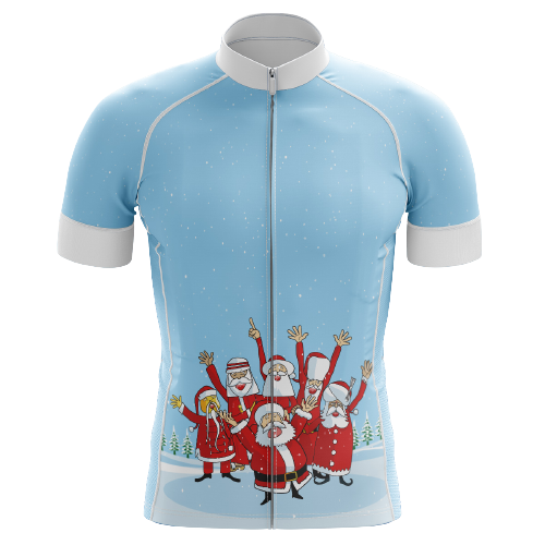 Santa Claus Group men's cycling jersey, festive collection