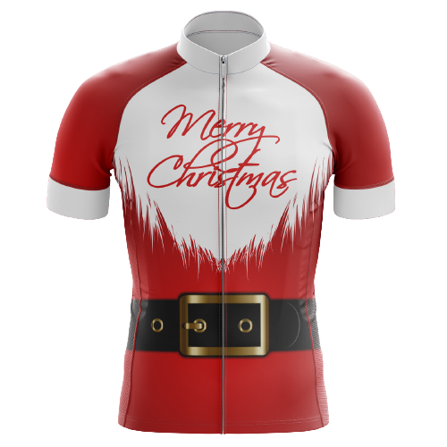 Santa Suit men's cycling jersey, jolly design